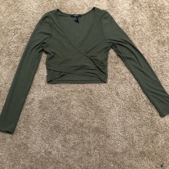 Long sleeve crop top - Picture 1 of 2